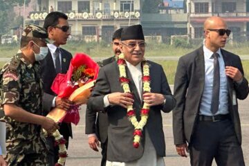 चार दिने भारत भ्रमण पूरा गरी प्रधानमन्त्री प्रचण्ड आज स्वदेश फर्किदै