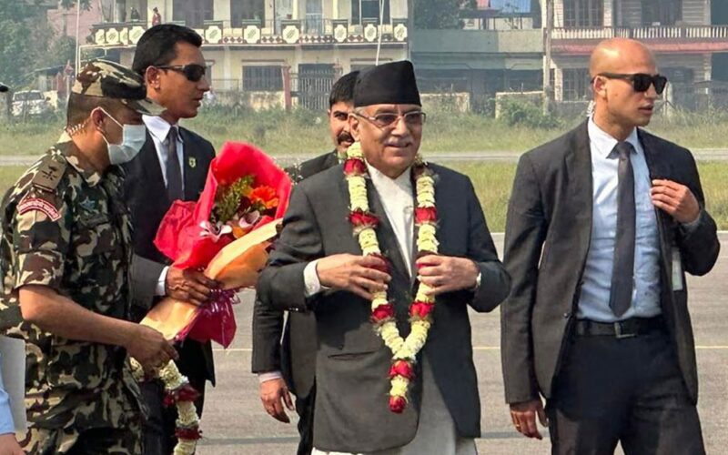 चार दिने भारत भ्रमण पूरा गरी प्रधानमन्त्री प्रचण्ड आज स्वदेश फर्किदै