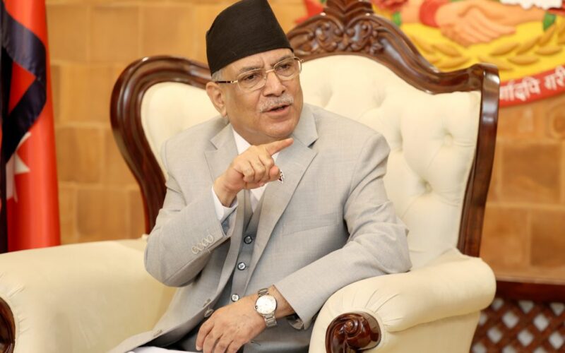 प्रधानमन्त्री दाहाल इन्दोरमा